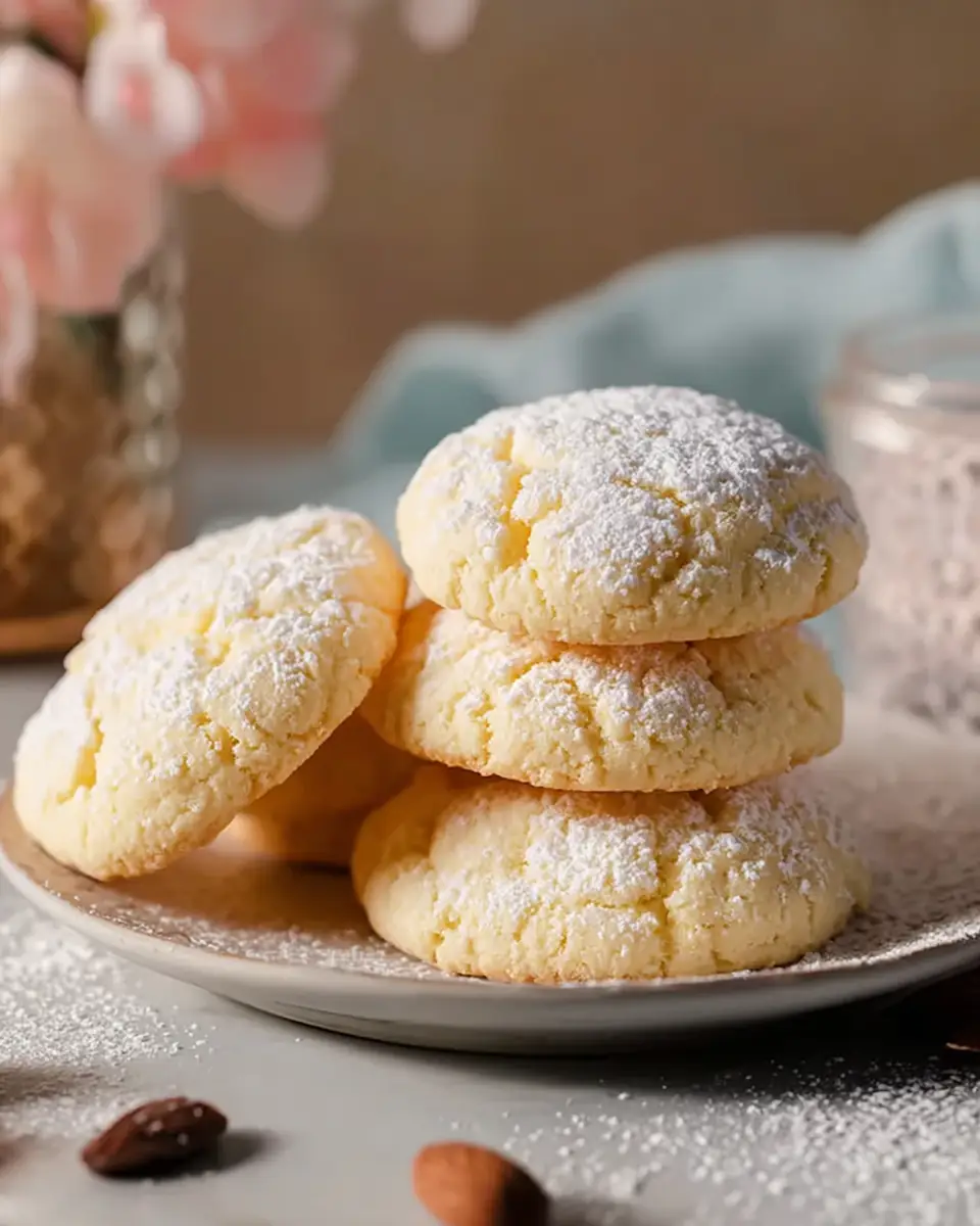 A delicious plate of 30-Minute 3-Ingredient Cookies Condensed Milk - Homefoodkitchen
