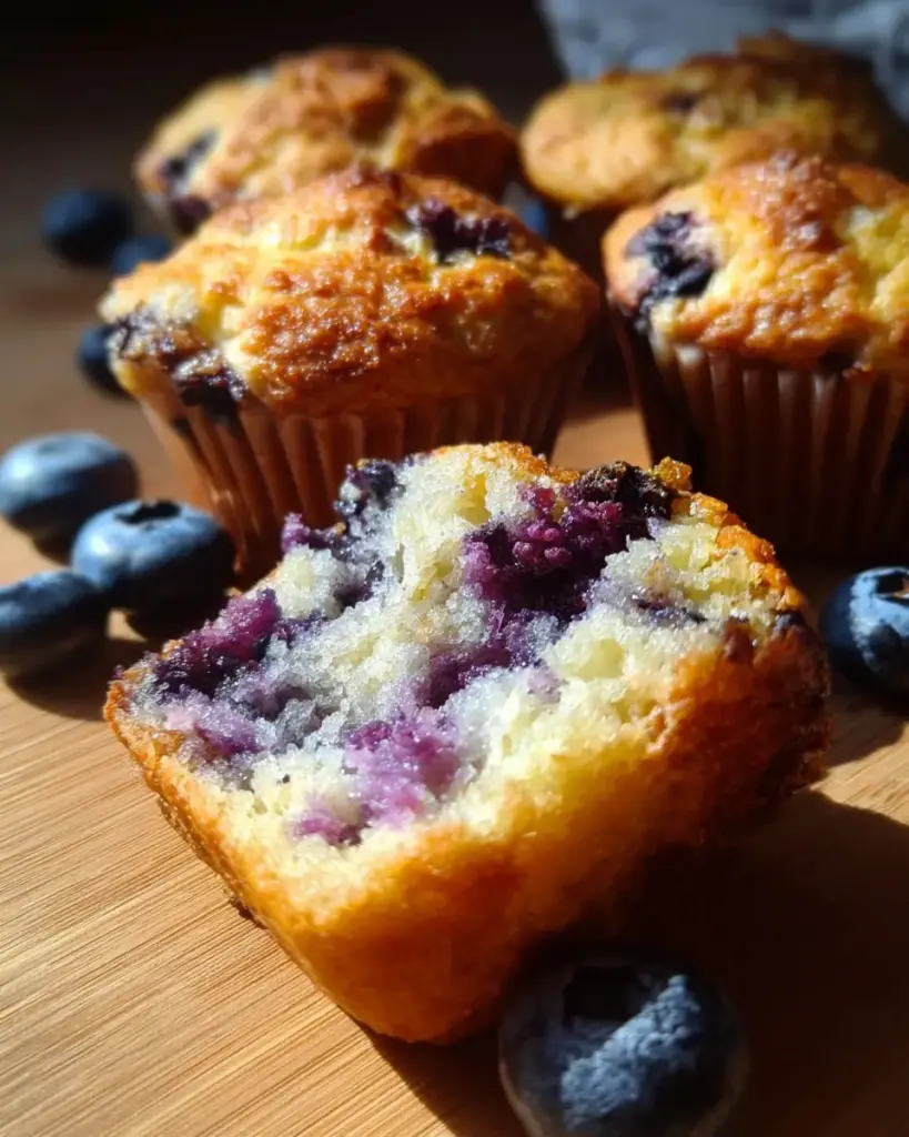 A delicious plate of 8 Blueberry Yogurt Muffins You’ll Bake Again!