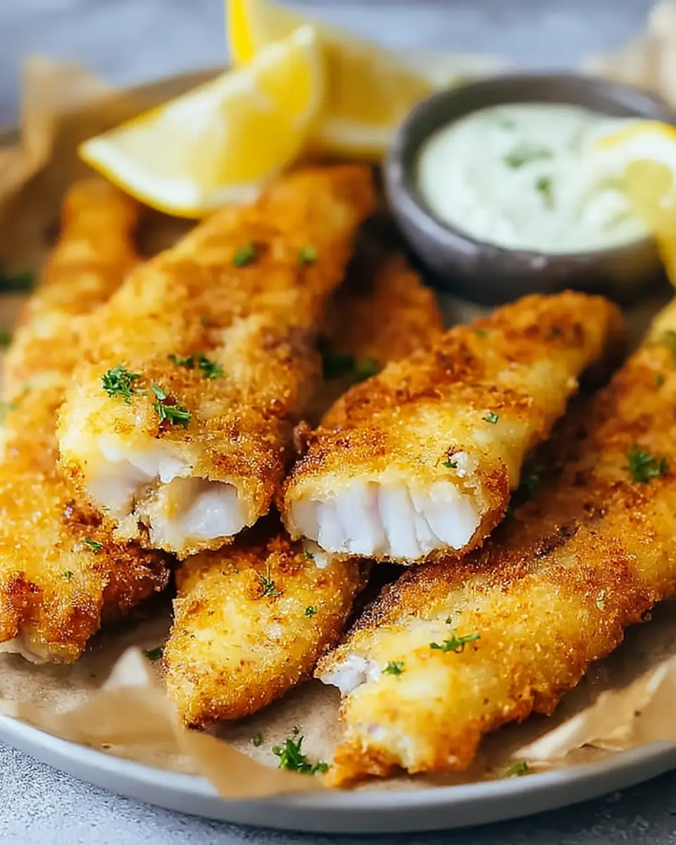 A delicious plate of Air Fryer Fish