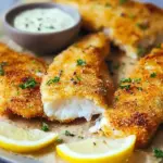 A delicious plate of Air Fryer Fish