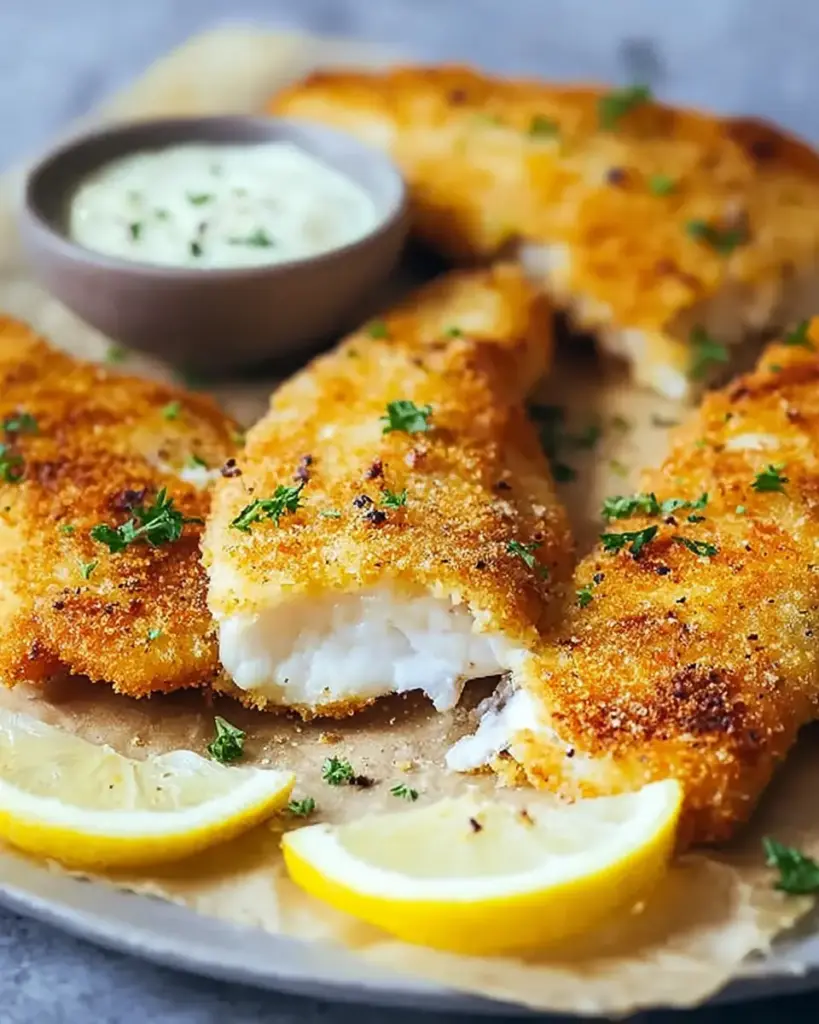 A delicious plate of Air Fryer Fish