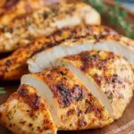 A delicious plate of Air Fryer Grilled Chicken