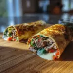 A delicious plate of Air Fryer Wraps