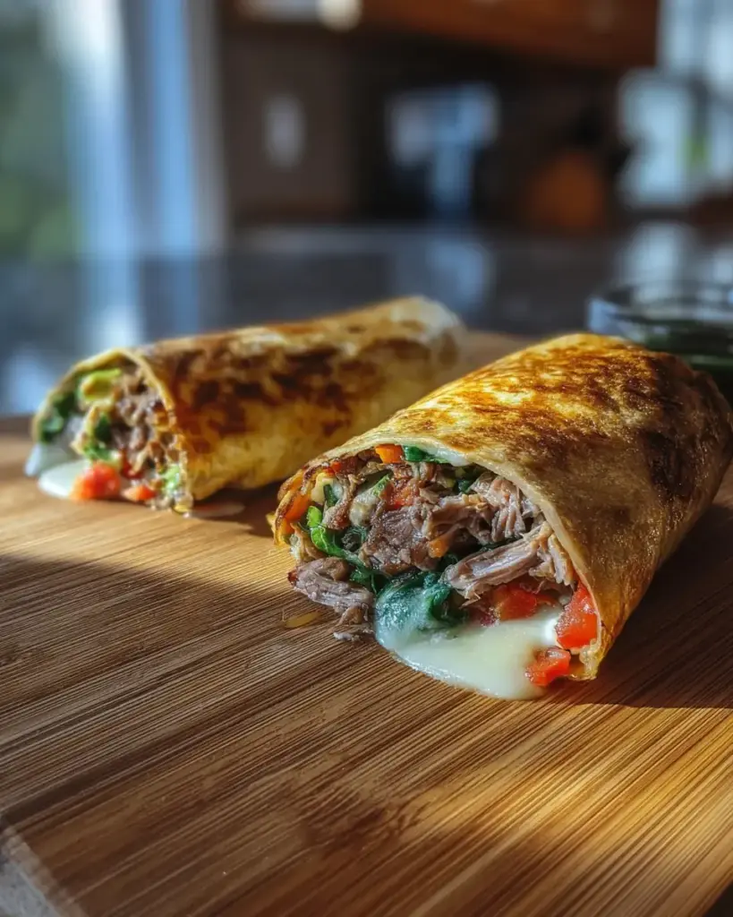 A delicious plate of Air Fryer Wraps