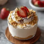 A delicious plate of Amazing 2 Minute High Protein Cheesecake Fluff