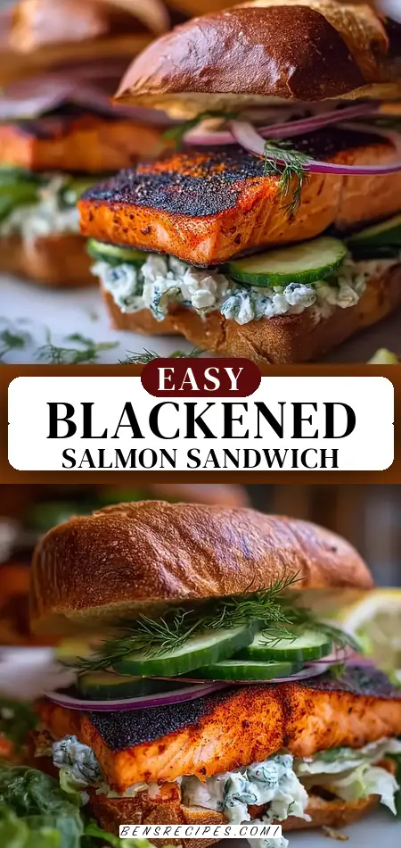 Blackened Salmon Sandwich