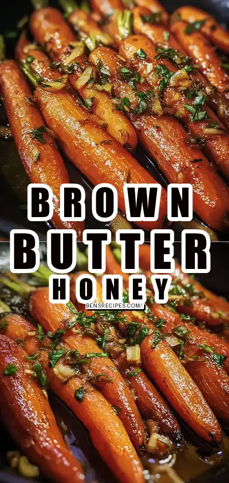 Roasted Brown Butter Honey Garlic Carrots