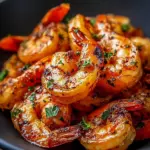 A delicious plate of Best Marinated Grilled Shrimp