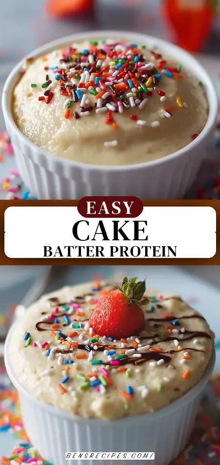 Cake Batter Protein Pudding