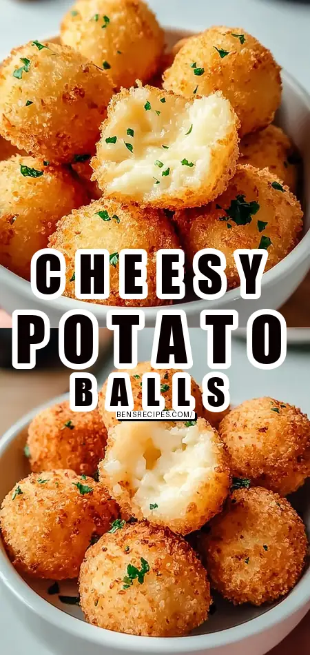 Air Fryer Cheesy Mashed Potato Balls