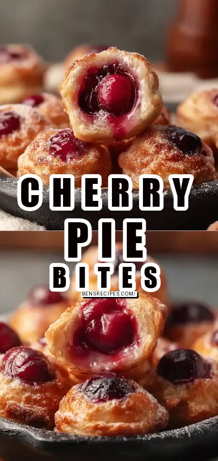 Delicious Cherry Pie Bites