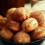 A delicious plate of Cinnamon Sugar Biscuit Bites Recipe