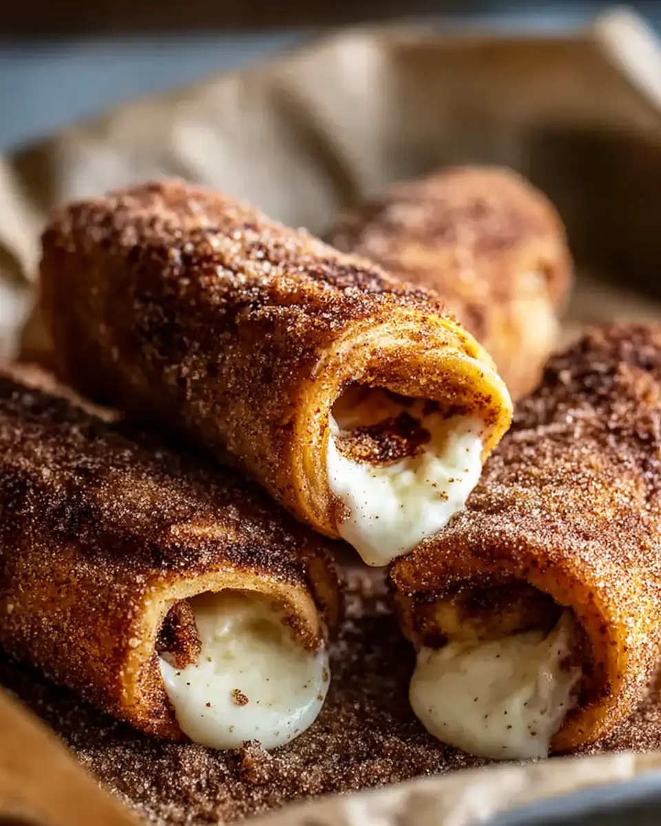 A delicious plate of Cream Cheese Cinnamon Sugar Rolls: A Gooey, Golden-Brown Masterpiece