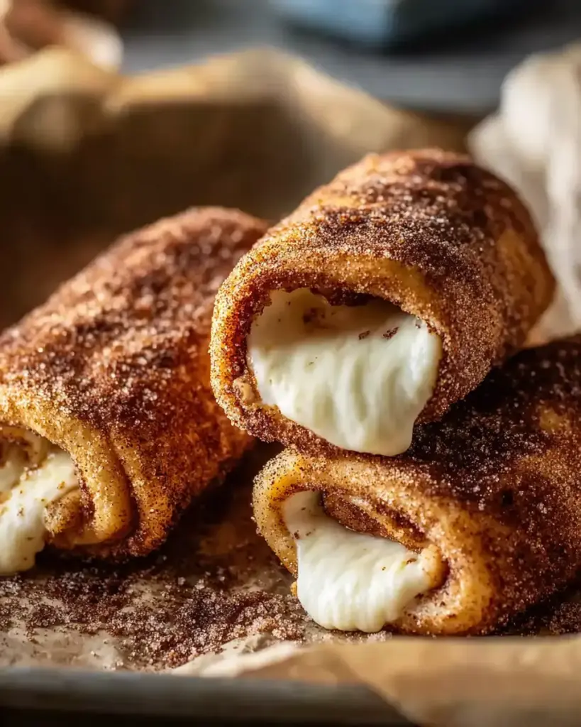 A delicious plate of Cream Cheese Cinnamon Sugar Rolls: A Gooey, Golden-Brown Masterpiece