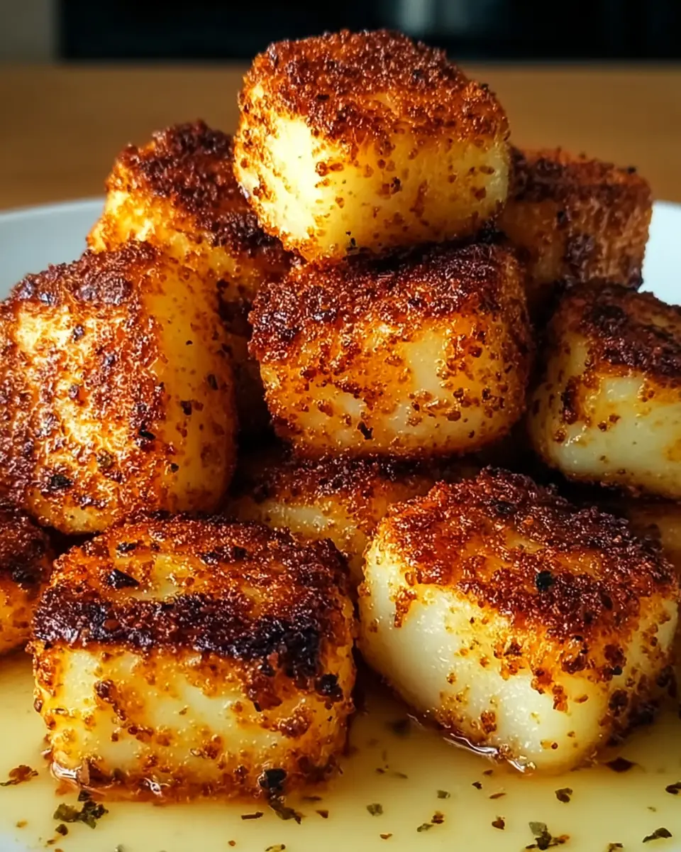 A delicious plate of Crispy Air Fryer Halloumi Cheese Bites You Can't Resist