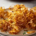 A delicious plate of Crispy Air Fryer Onions: Perfectly Crunchy Snack Recipe