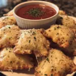 A delicious plate of Crispy Ravioli Appetizer Delivers 5 Ultimate Cheesy Bites.