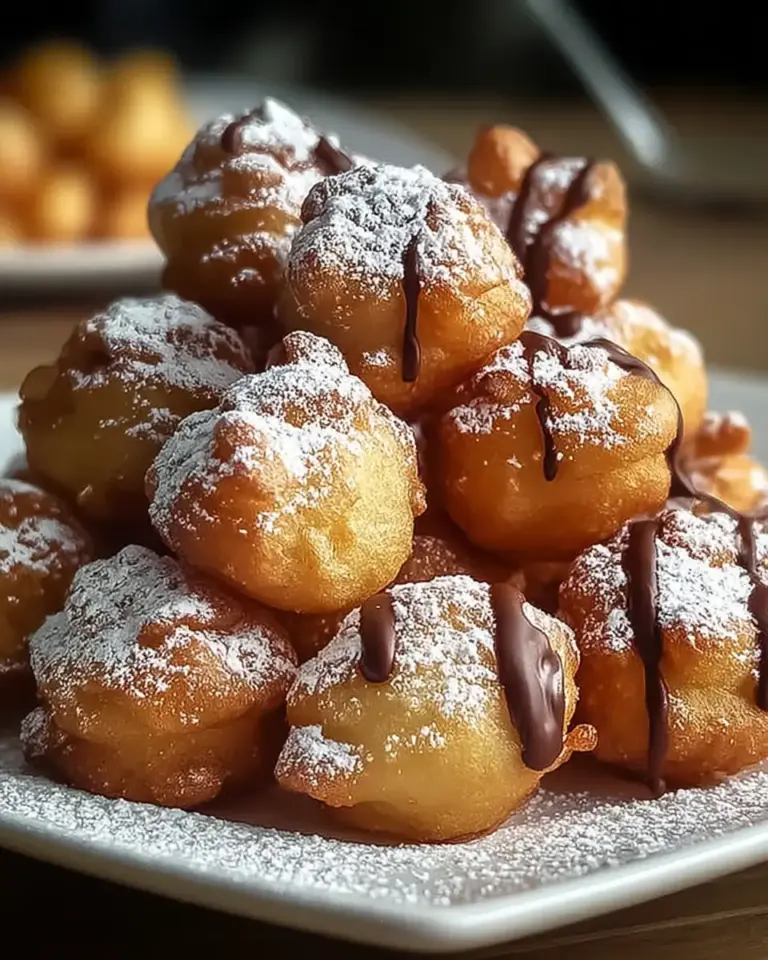 A delicious plate of Funnel Cake Bites: A Delicious Twist on a Classic Fair Treat Recipe