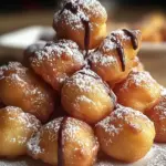 A delicious plate of Funnel Cake Bites: A Delicious Twist on a Classic Fair Treat Recipe