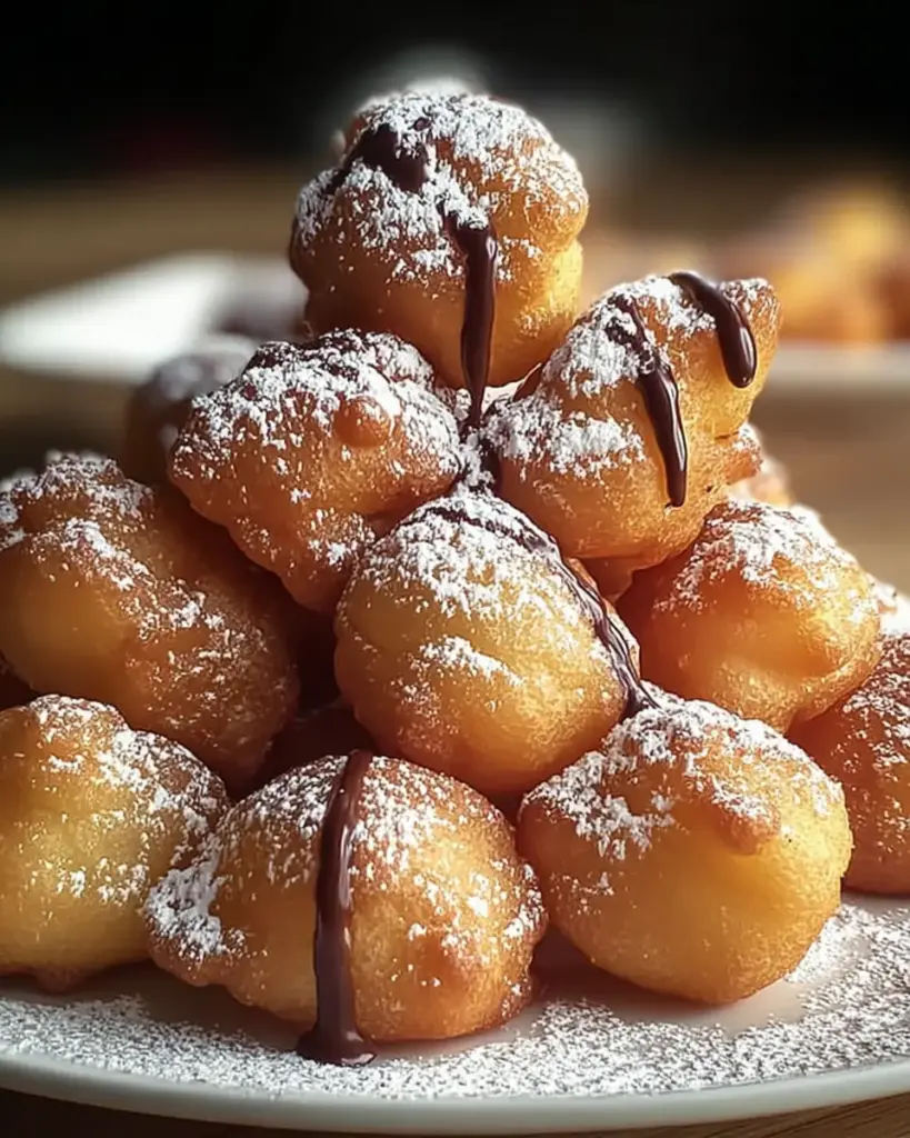 A delicious plate of Funnel Cake Bites: A Delicious Twist on a Classic Fair Treat Recipe