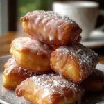 A delicious plate of Glazed Buttermilk Beignets