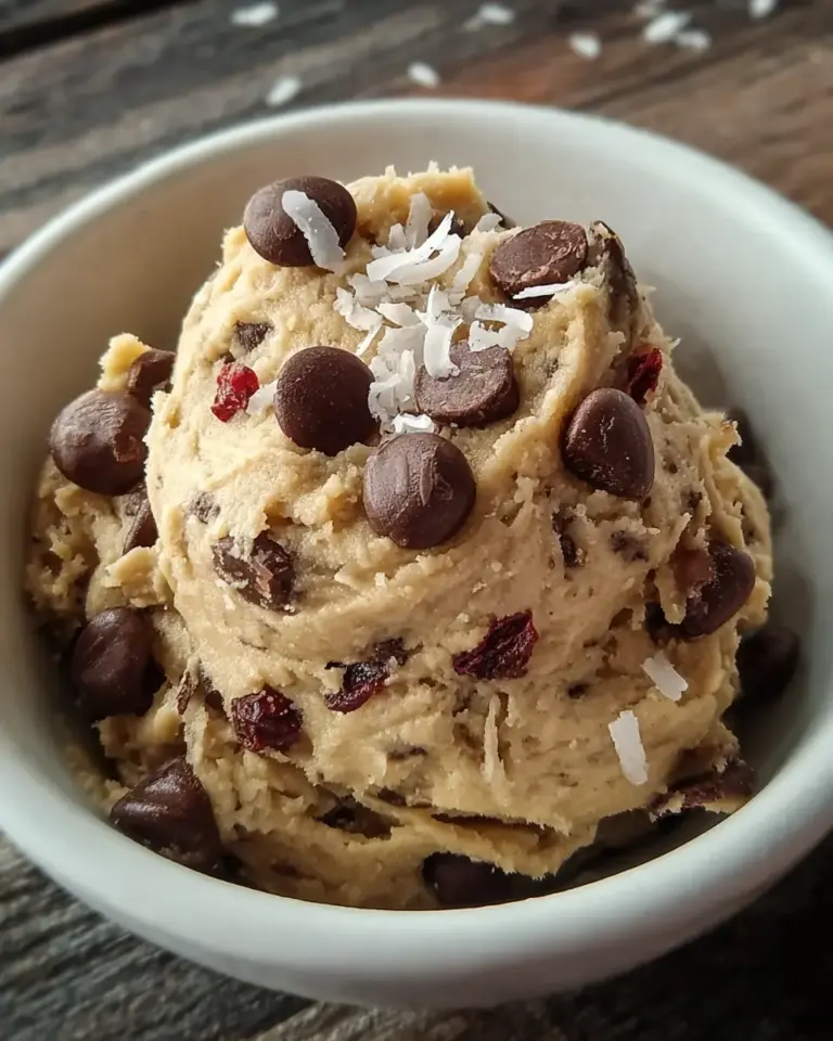 A delicious plate of Greek Yogurt Cookie Dough: 3-Minute Easy Yummy Irresistible