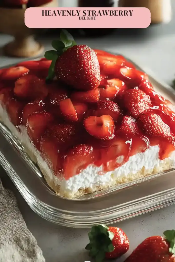 Pinterest pin (Design 2) for Strawberry Heaven