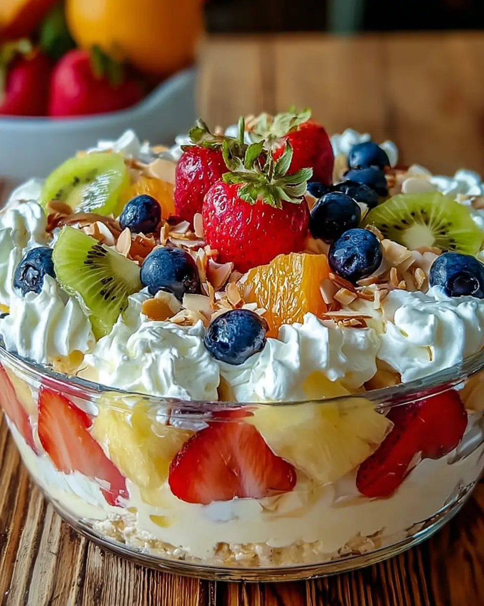 A delicious plate of Hawaiian Cheesecake Salad