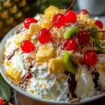 A delicious plate of Hawaiian Cheesecake Salad