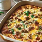 A delicious plate of High-Protein Breakfast Casserole