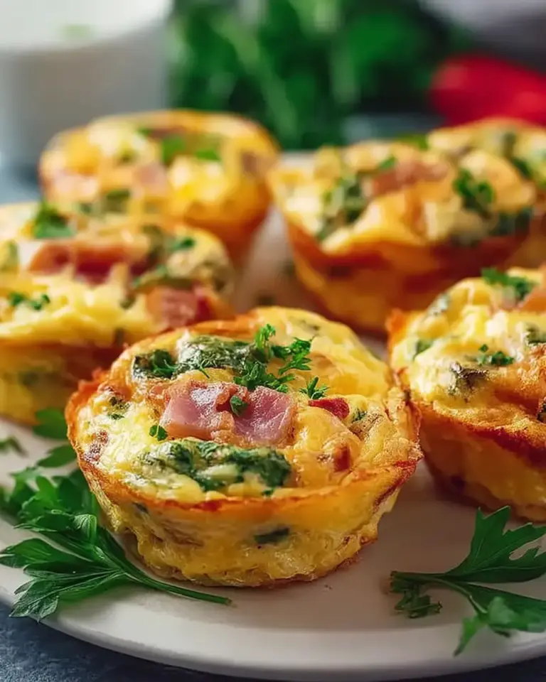A delicious plate of High Protein Egg Muffins