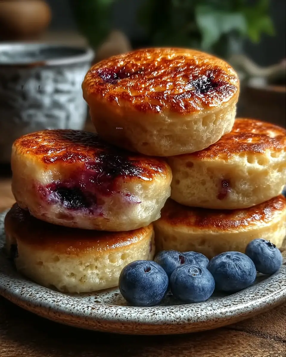 A delicious plate of High Protein Pancake Muffins 25g Protein Easy Quick Breakfast Recipe