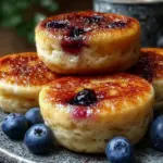 A delicious plate of High Protein Pancake Muffins 25g Protein Easy Quick Breakfast Recipe
