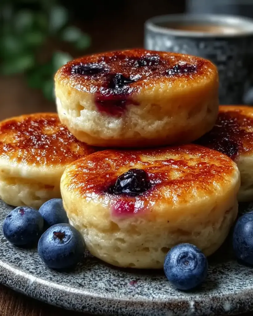 A delicious plate of High Protein Pancake Muffins 25g Protein Easy Quick Breakfast Recipe
