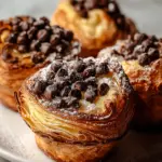 A delicious plate of How to Make Bakery-Style Chocolate Chip Cruffins