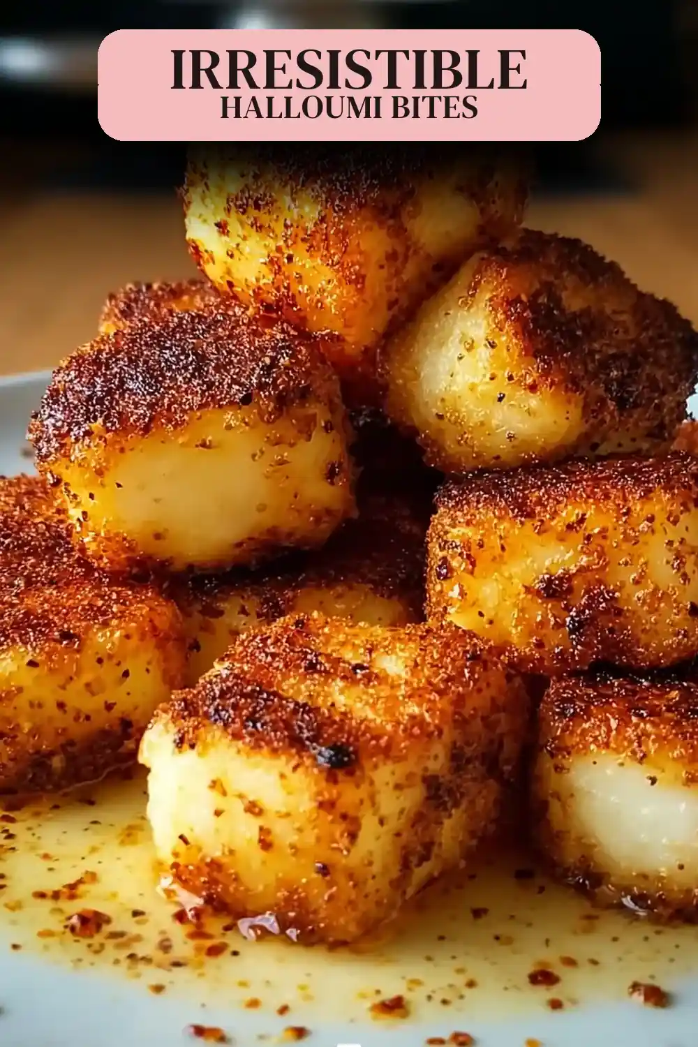 Crispy Air Fryer Halloumi Cheese Bites You Can't Resist