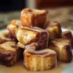 A delicious plate of Irresistible Cinnamon Roll French Toast Bites: A Sweet Morning Treat
