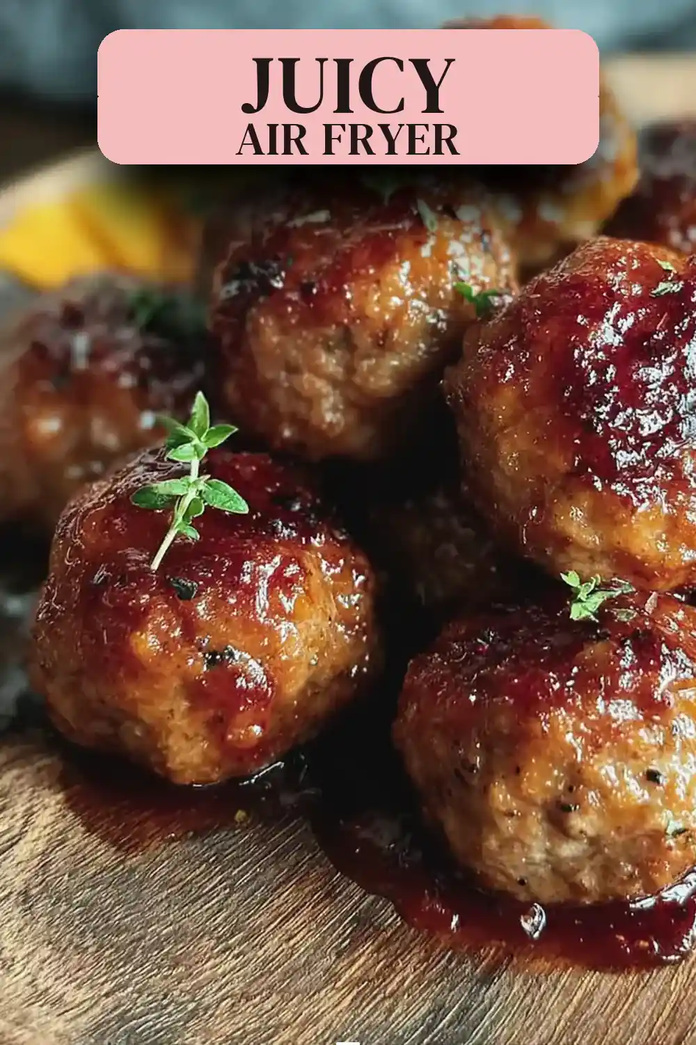 Crispy Air Fryer Meatballs Recipe Easy Juicy Tender Centers