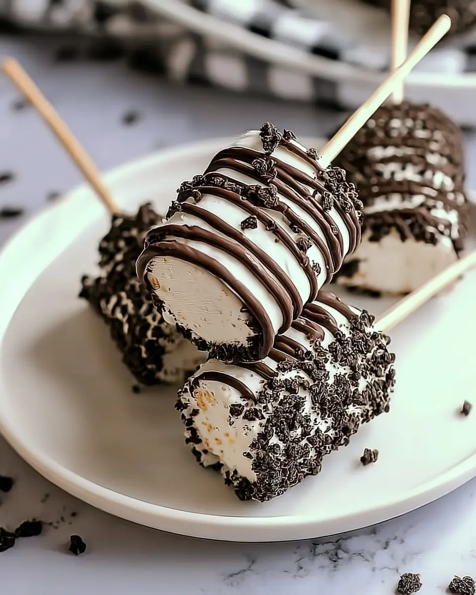 A delicious plate of Oreo Marshmallow Pops: Easy 3-Ingredient Fun for Everyone