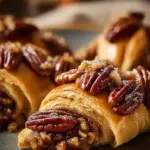 A delicious plate of Pecan Pie Crescents Recipe