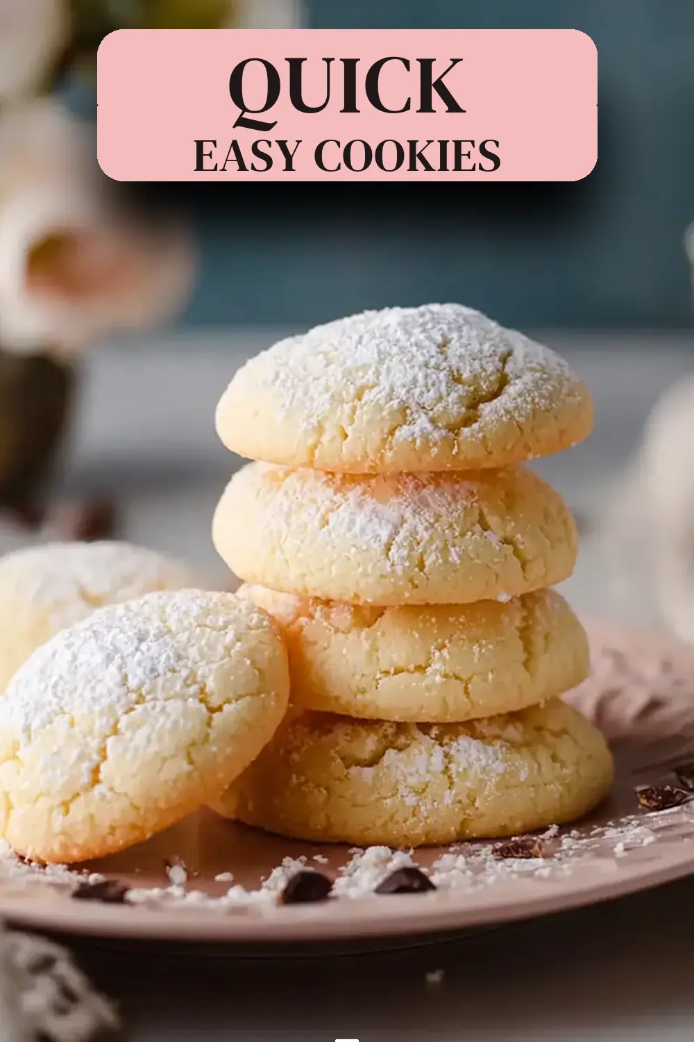 30-Minute 3-Ingredient Cookies Condensed Milk - Homefoodkitchen