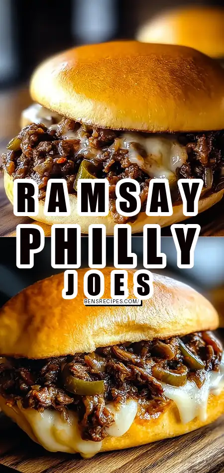 Gordon Ramsay Philly Cheesesteak Sloppy Joes (Ava-Style)