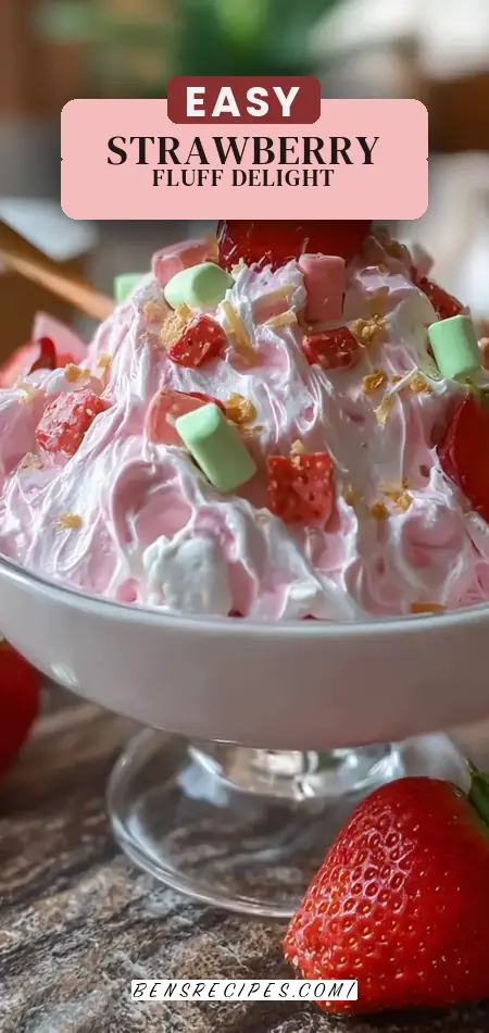 Pinterest pin (Design 2) for Strawberry Fluff