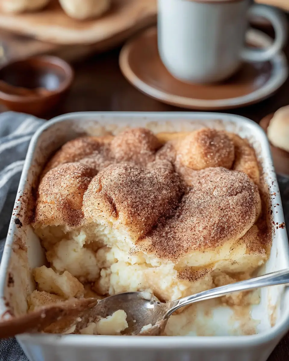 A delicious plate of Snickerdoodle Cobbler