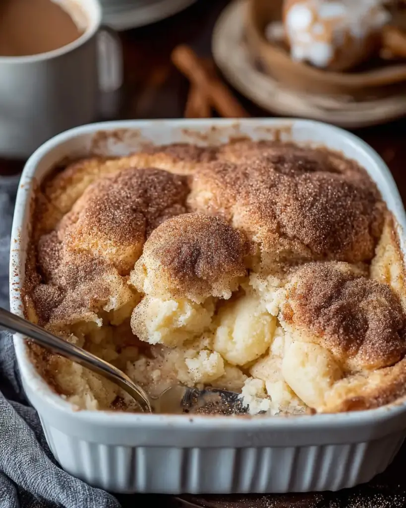A delicious plate of Snickerdoodle Cobbler