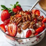 A delicious plate of Strawberry Crackle Salad Recipe