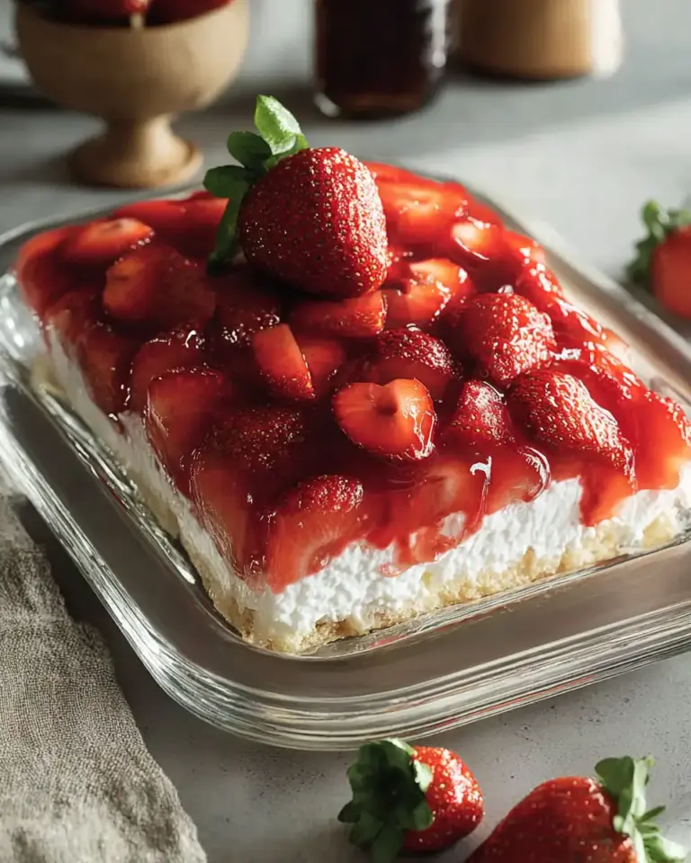 A delicious plate of Strawberry Heaven