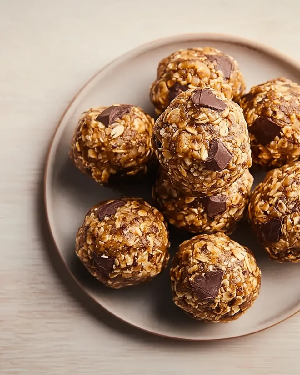 A delicious plate of Tasty Flax Seed Protein Balls Recipe