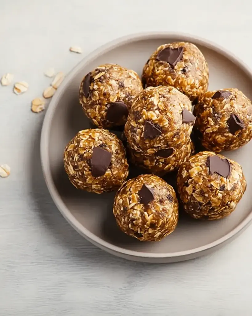A delicious plate of Tasty Flax Seed Protein Balls Recipe