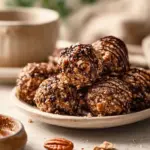 A delicious plate of Turtle Energy Balls